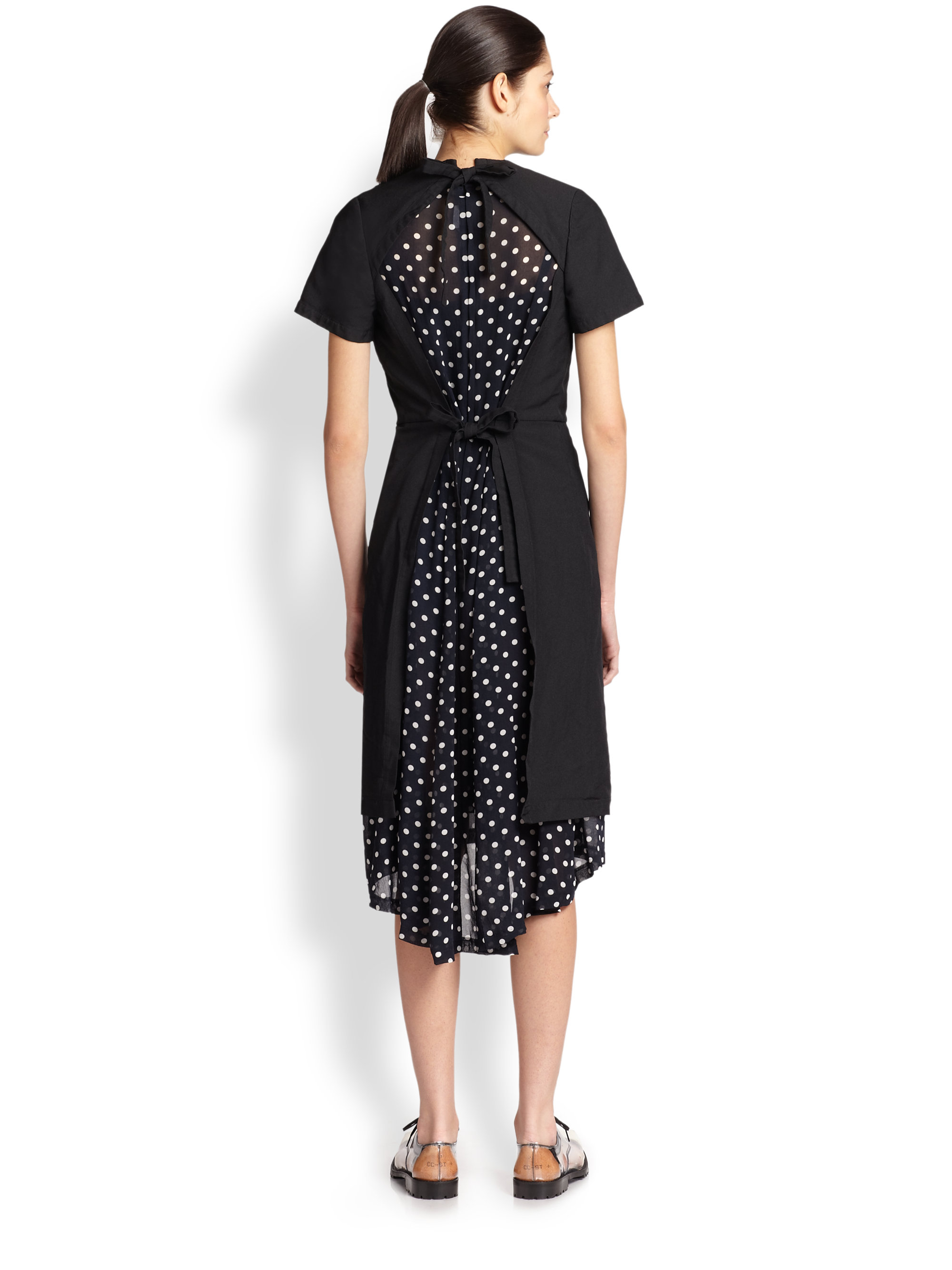 Lyst Comme Des Garçons Openback A Dress In Black Gallery