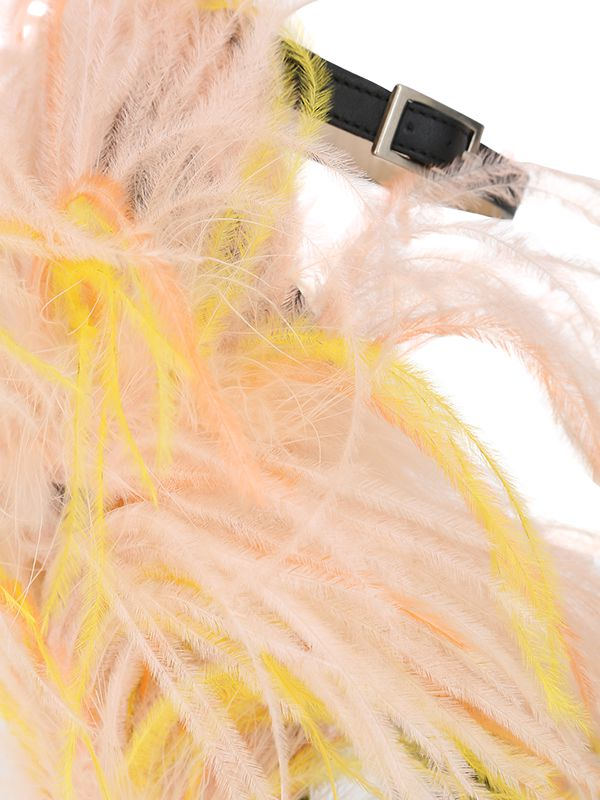 Pink 90mm Emilio Suede Sandals Feather Pucci Embellished htdQsrC