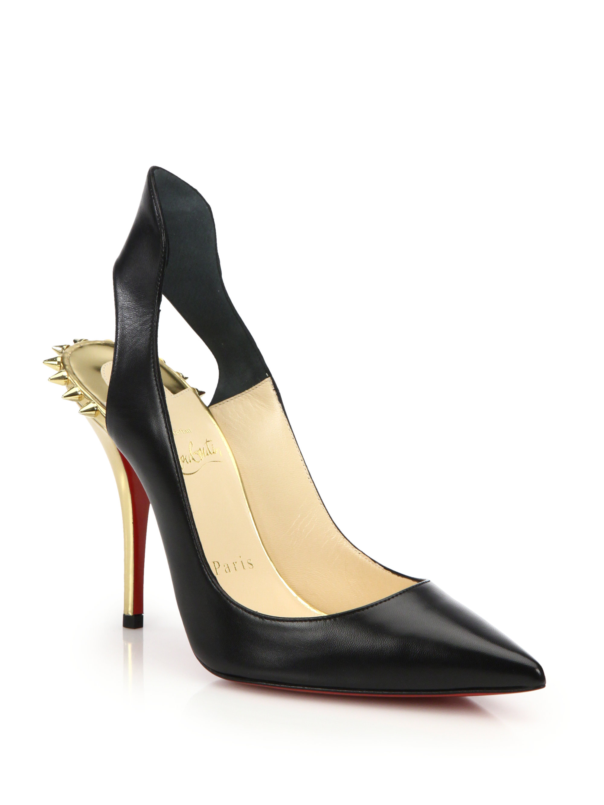 louboutin studded pumps