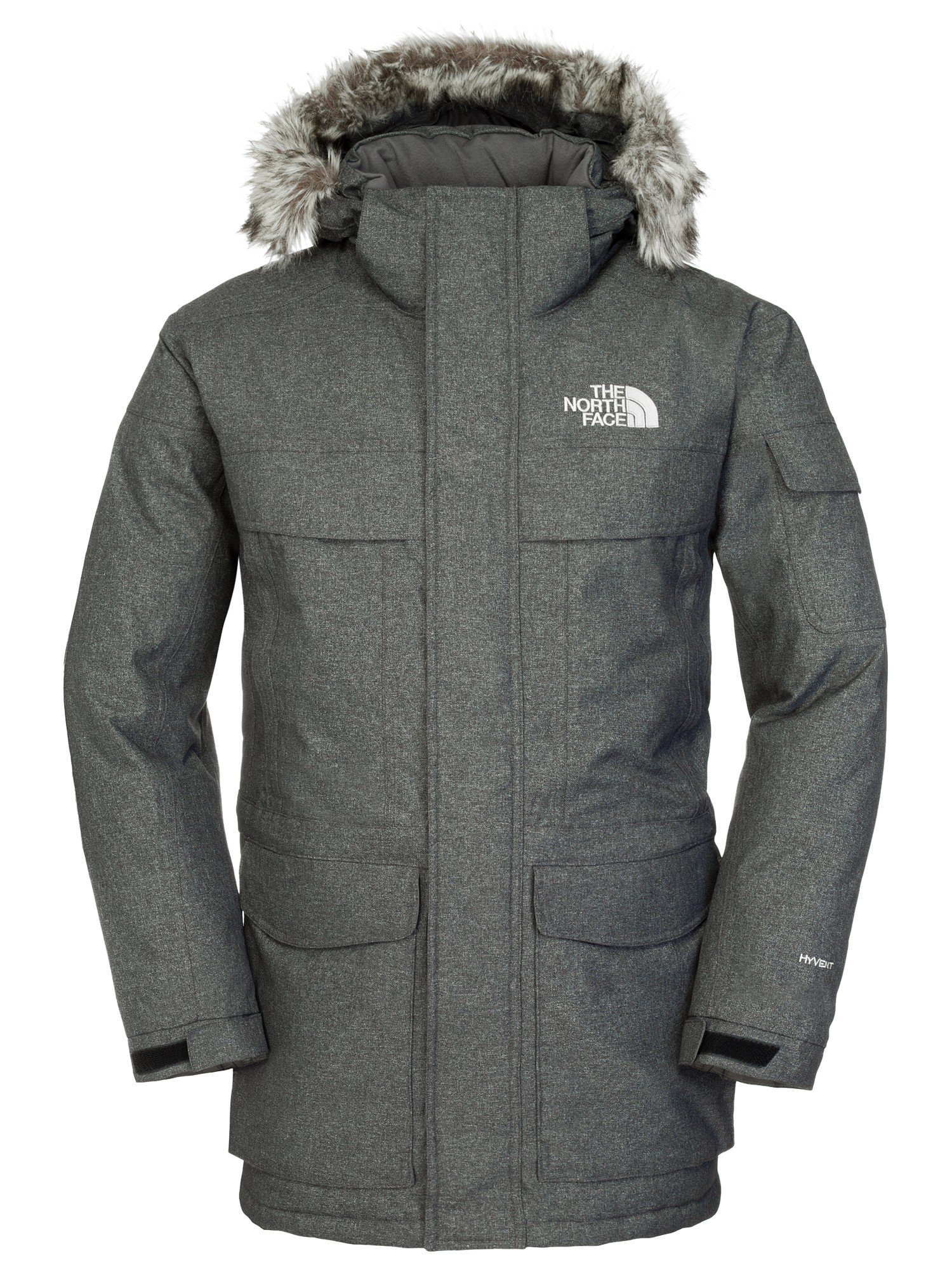 The North Face Men'S Mcmurdo Parka Jacket in Grey (Grey) for Men - Lyst