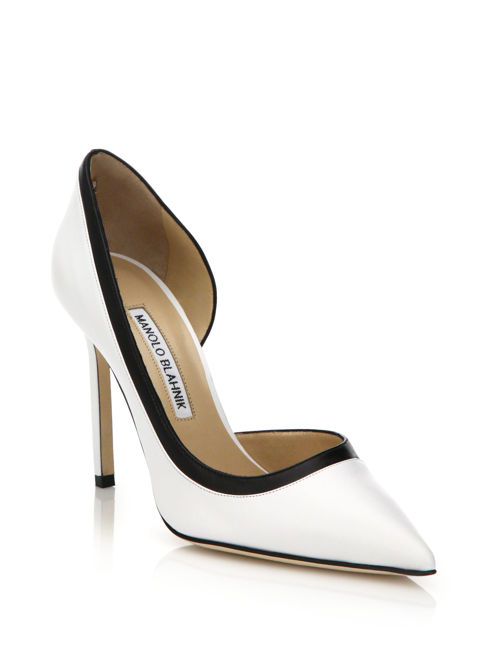 Collette Two-tone Leather Pumps 