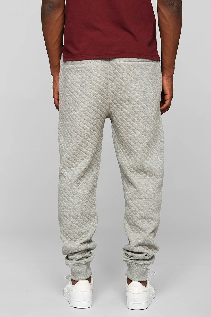 Quilted joggers mens Clearance