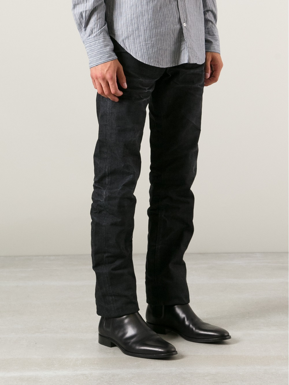 PRPS Noir Straight Leg Jeans in Black for Men - Lyst
