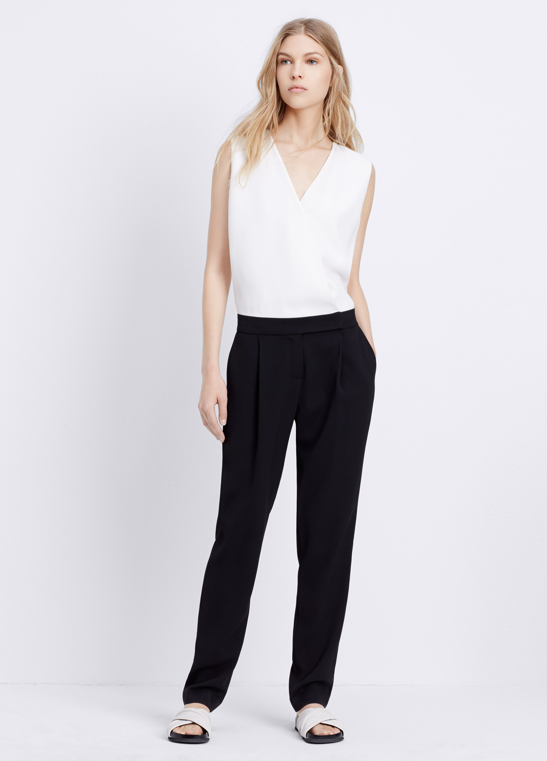 vince white jumpsuit