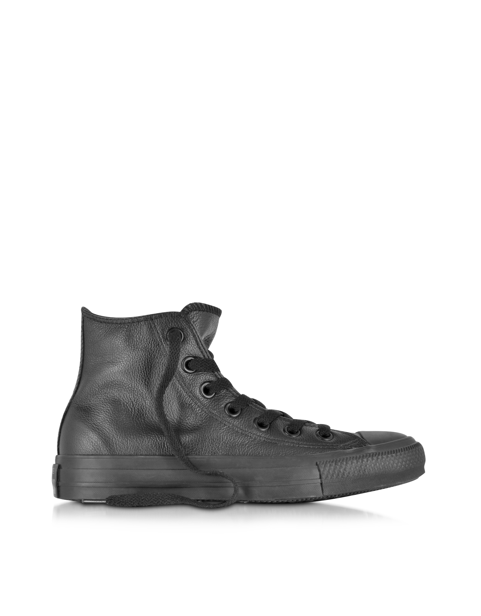 Lyst - Converse All Star Hi Leather High-Top Sneakers in Black