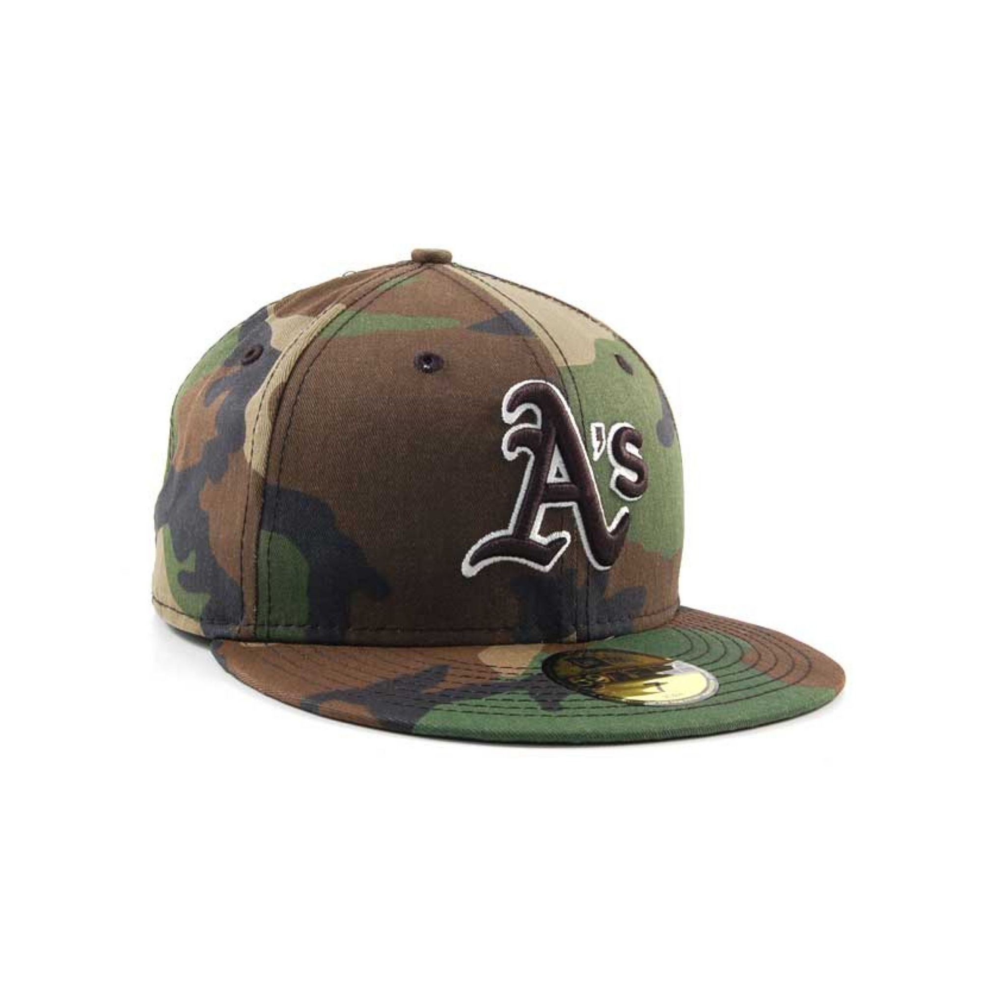 New Era Oakland Athletics Mlb Bc Camo 59Fifty Cap in Green for Men