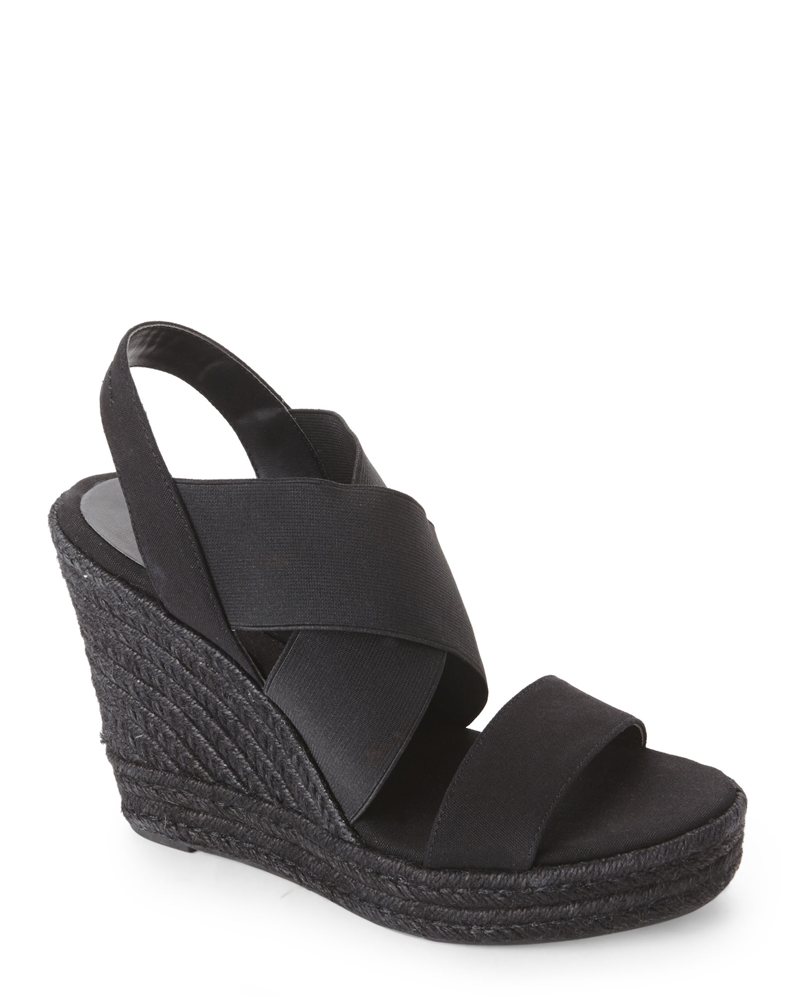 ralph lauren black wedges