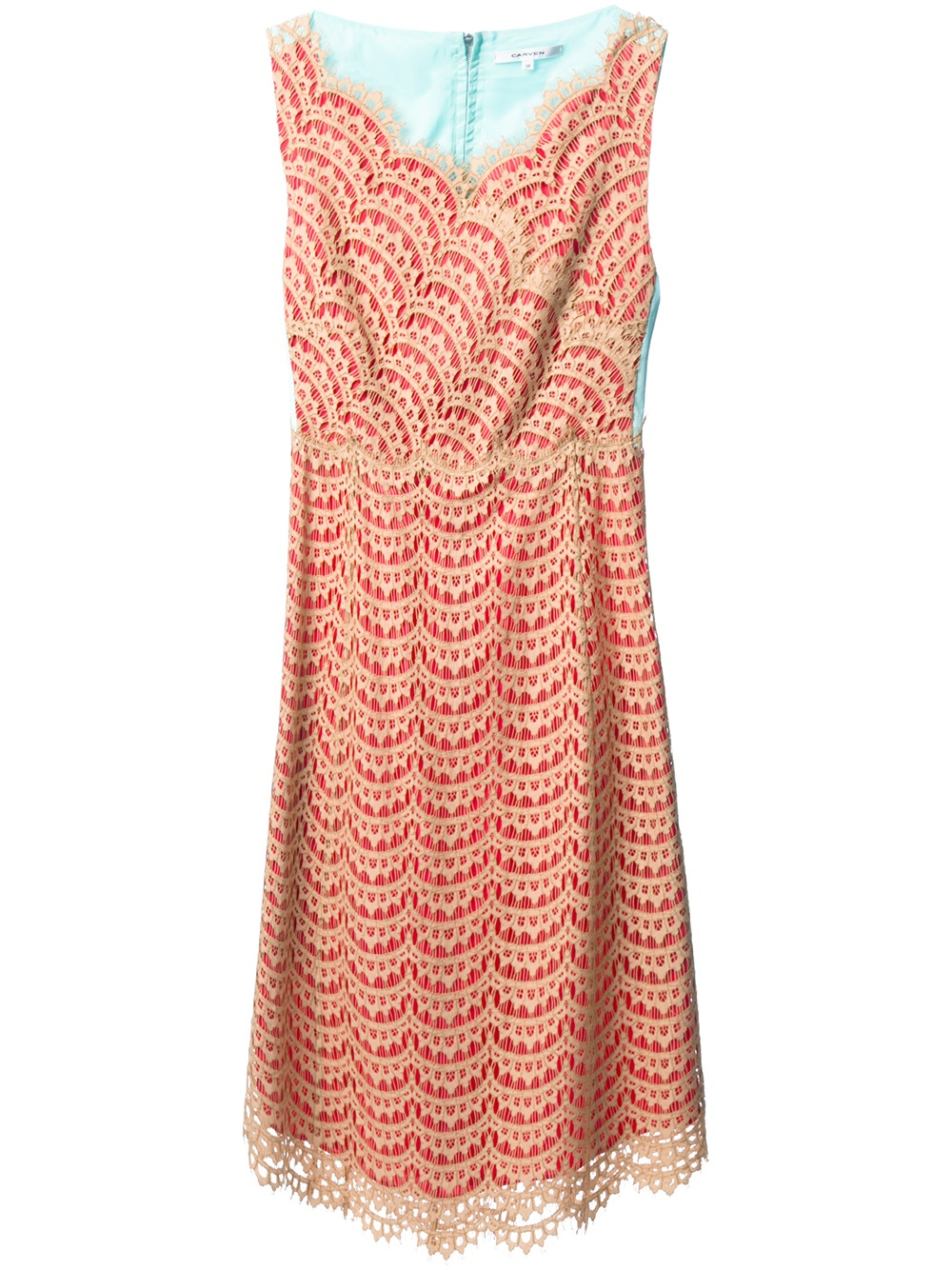 Lyst - Carven Lace Shift Dress