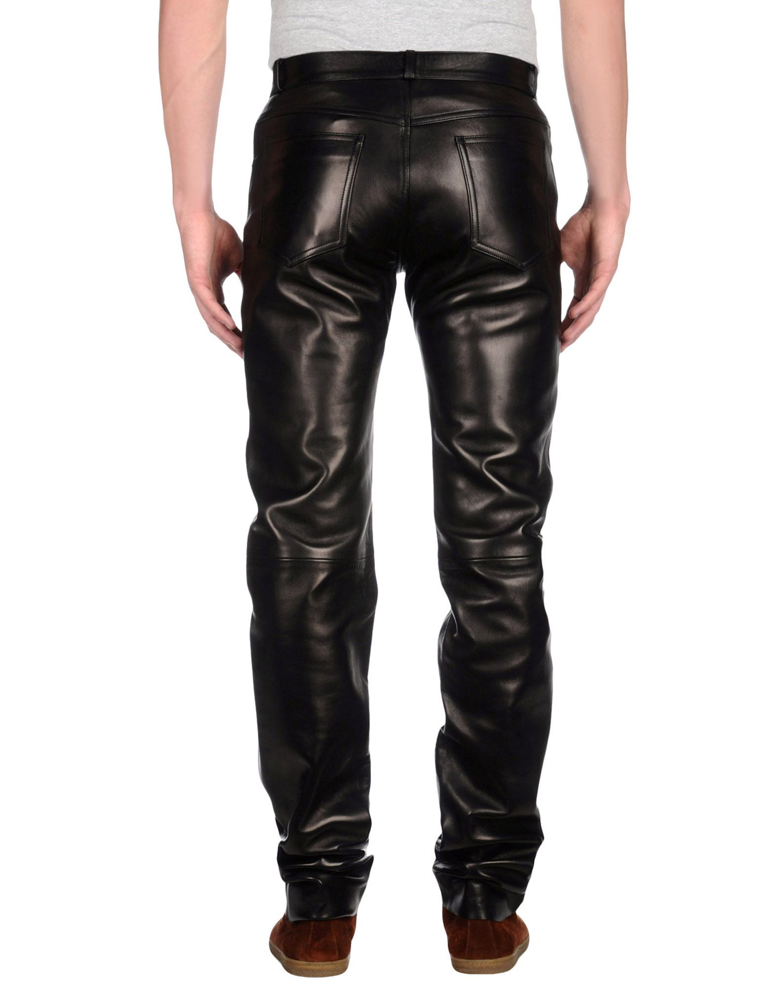 Lyst - Gucci Leather Pants in Black for Men