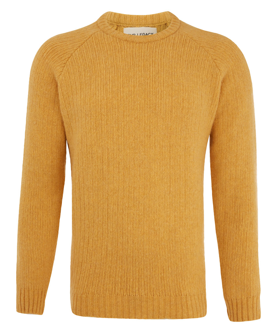Lyst - Our legacy Yellow Chunky Knit Jumper in Yellow for Men