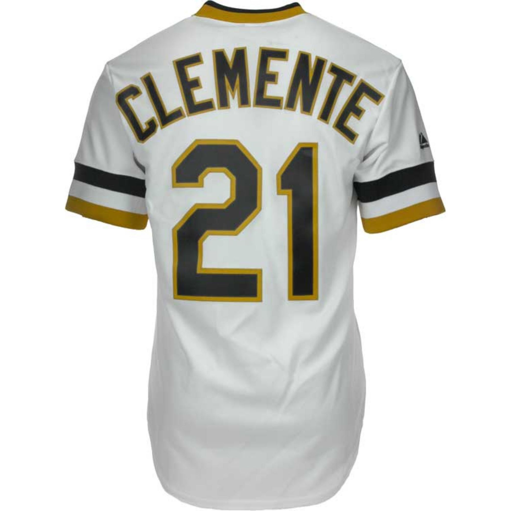 Majestic Mens Roberto Clemente Pittsburgh Pirates Cooperstown Replica ...
