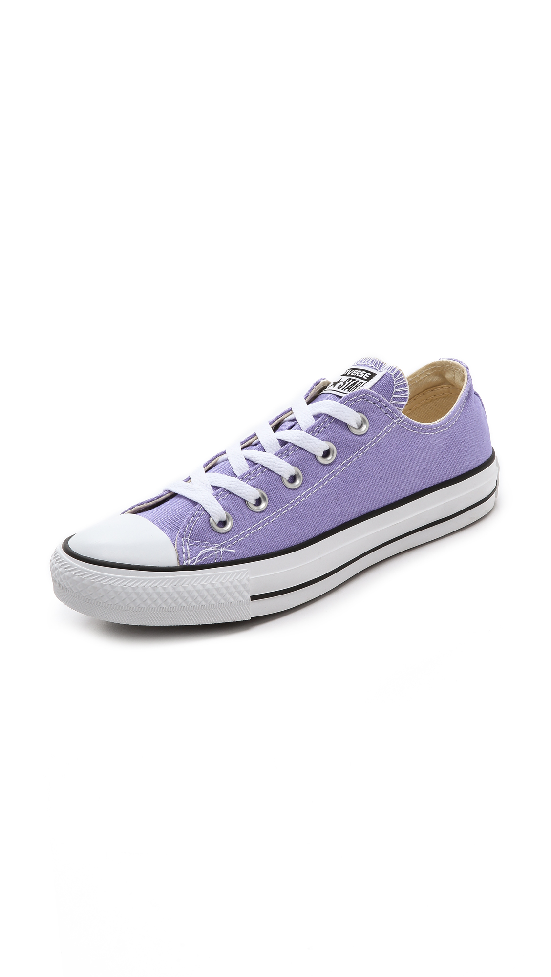 Converse Low Top Ox Sneakers Lavender in Purple | Lyst