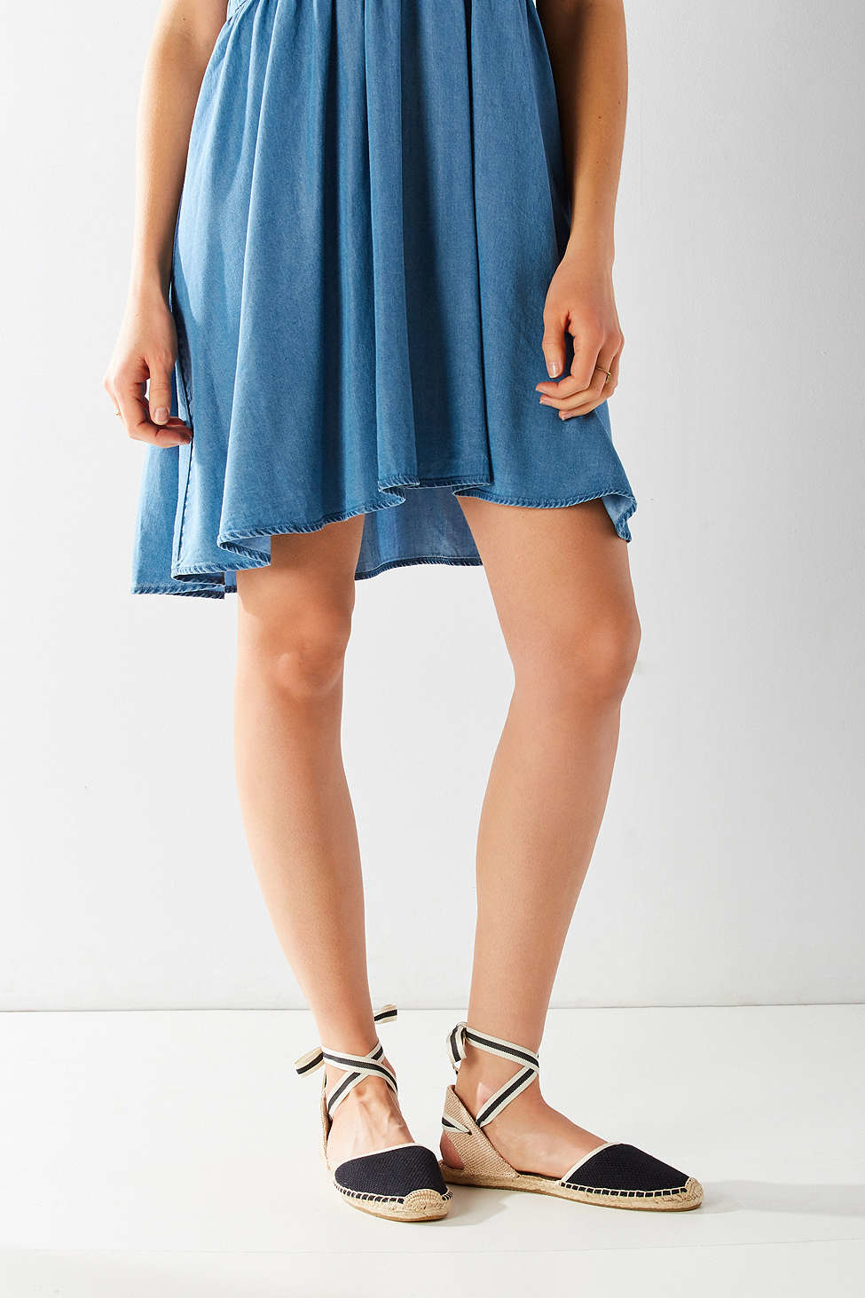 soludos classic canvas stripe espadrille sandal