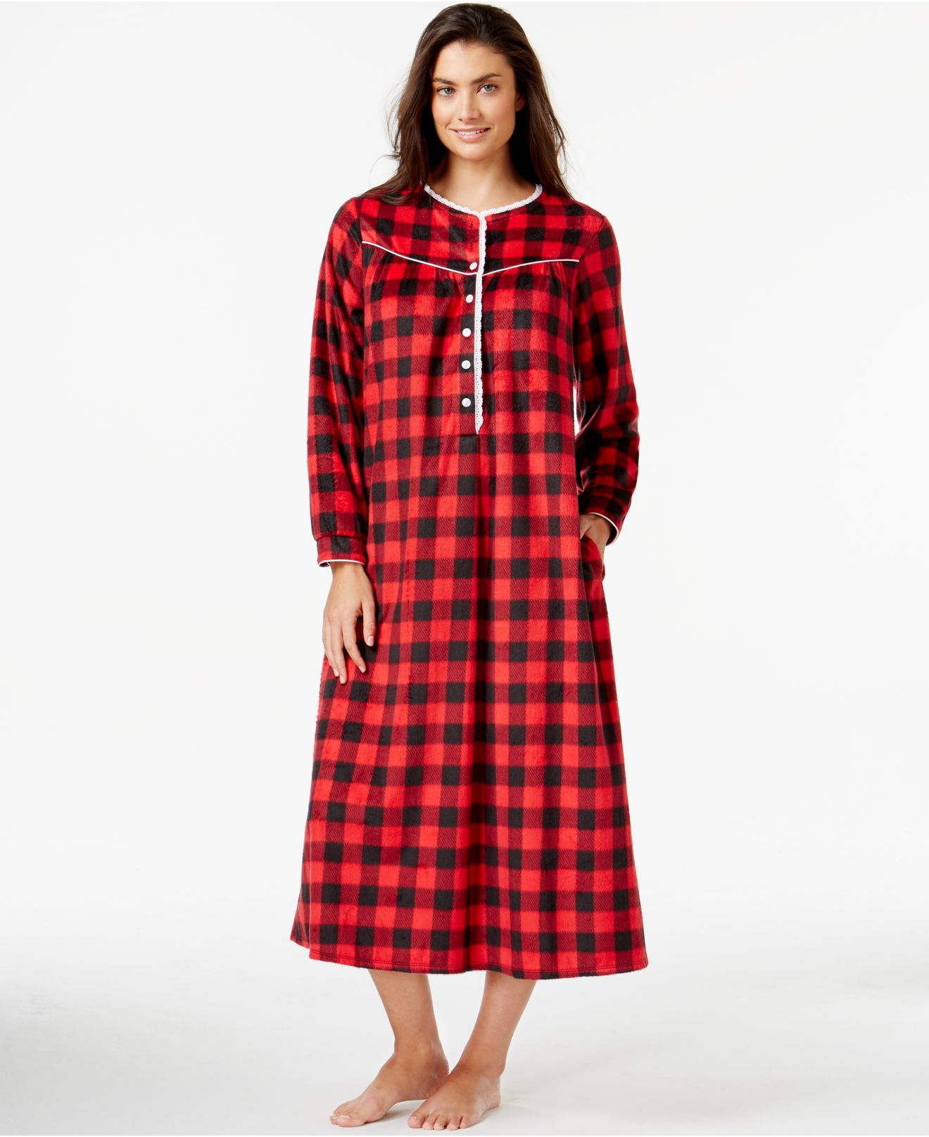 long fleece nightdresses