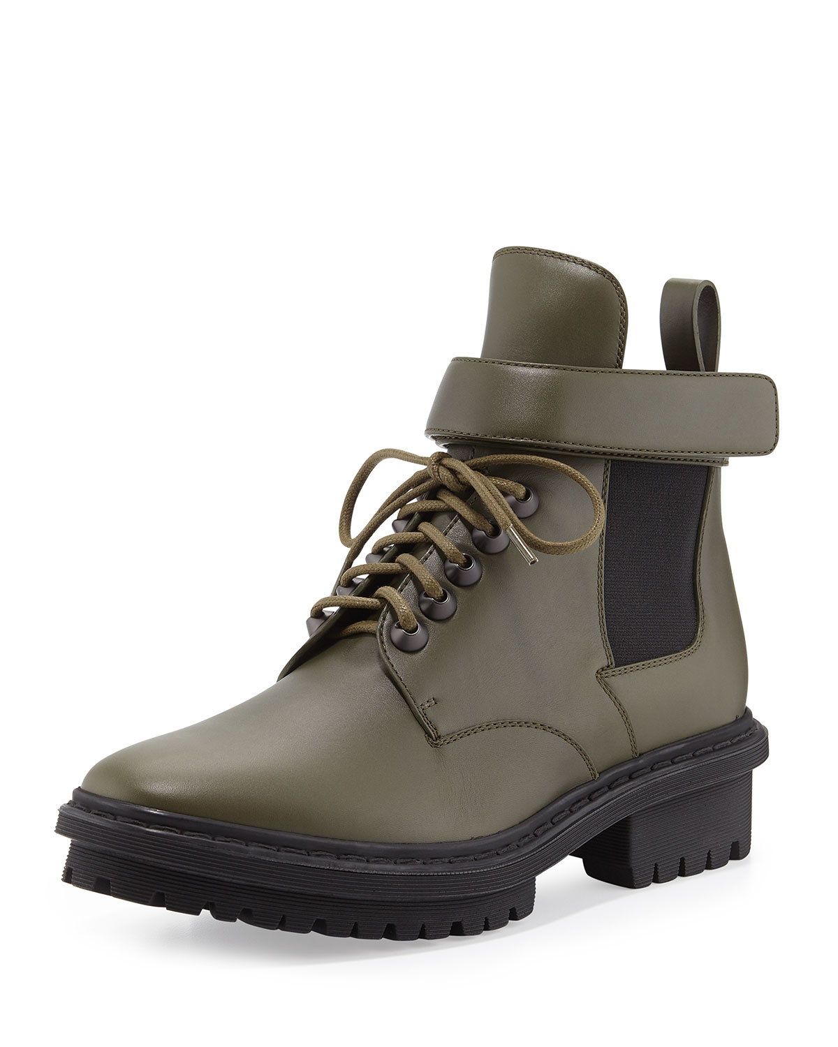 balenciaga boots womens green