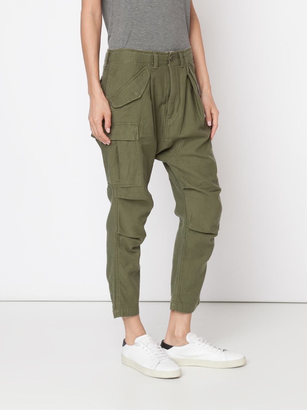 drop crotch cargo pants