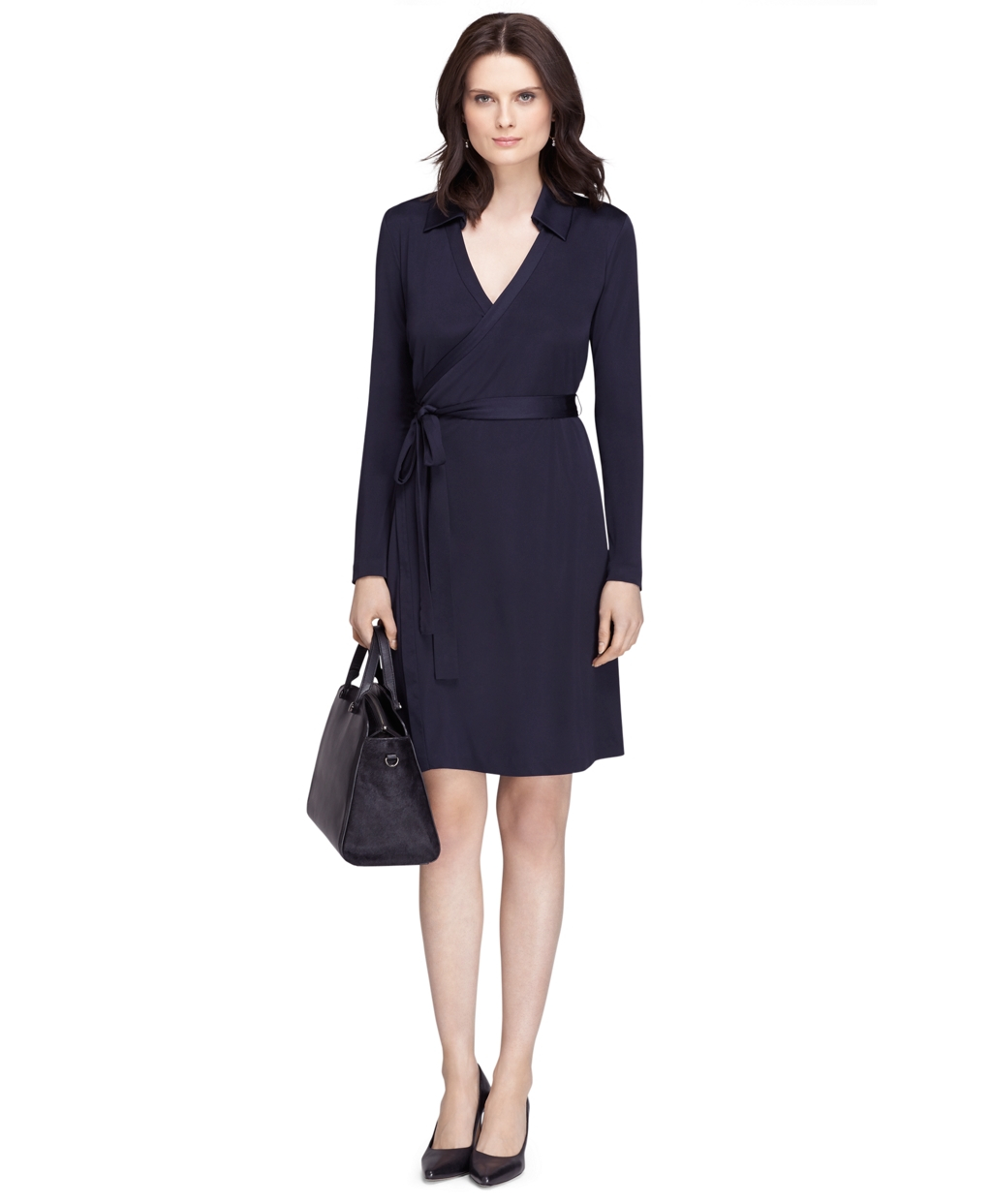 brooks brothers wrap dress