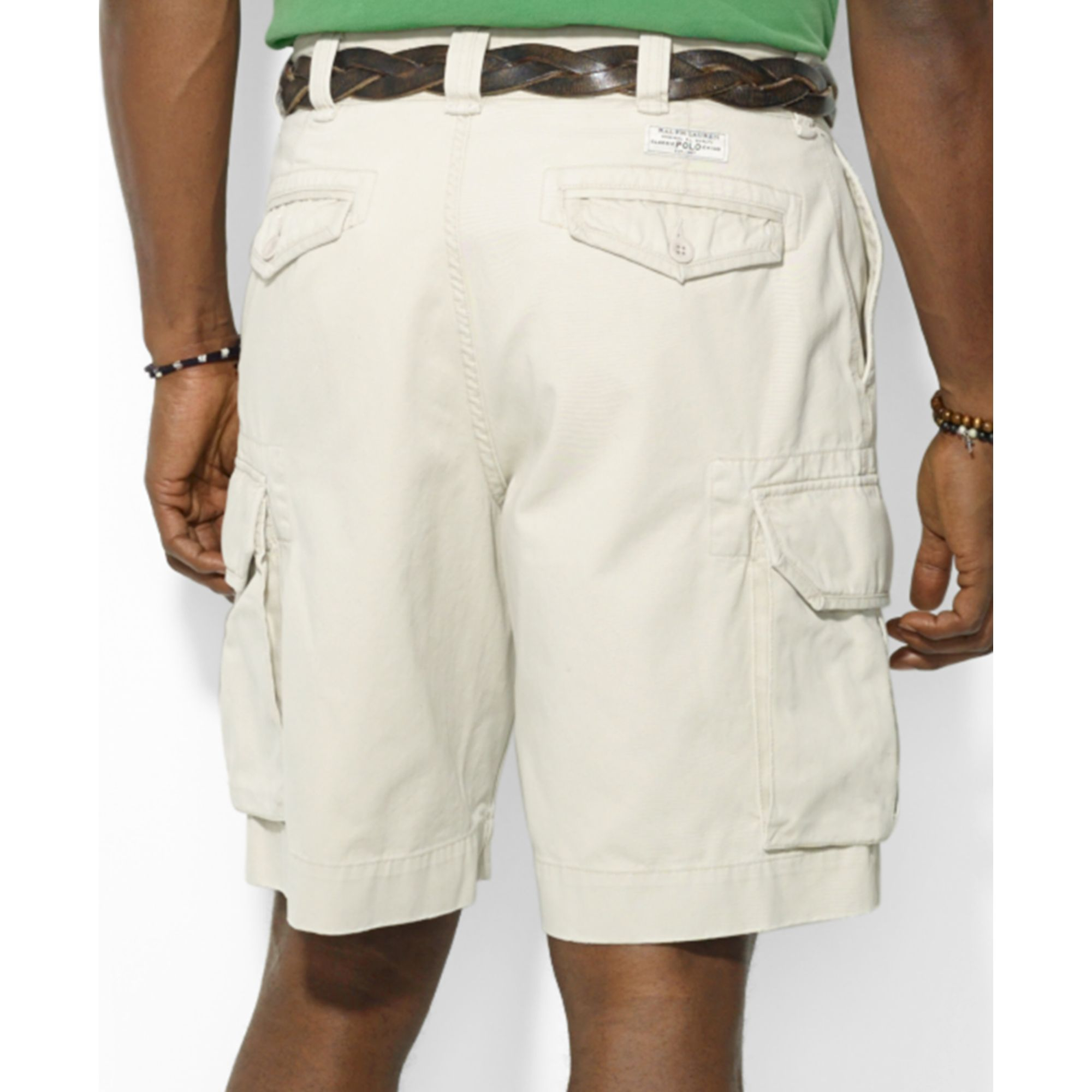 Polo ralph lauren Polo Big and Tall Gellar Cargo Shorts in Natural for ...