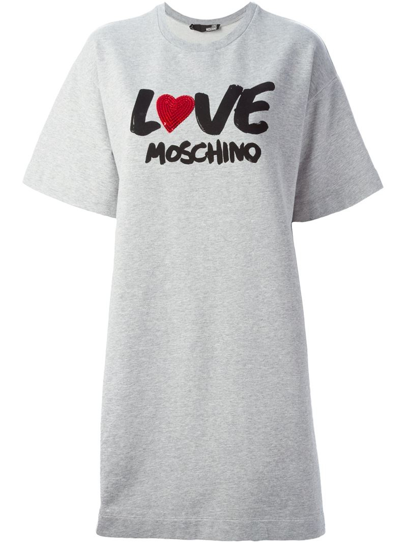 ladies moschino t shirt dress