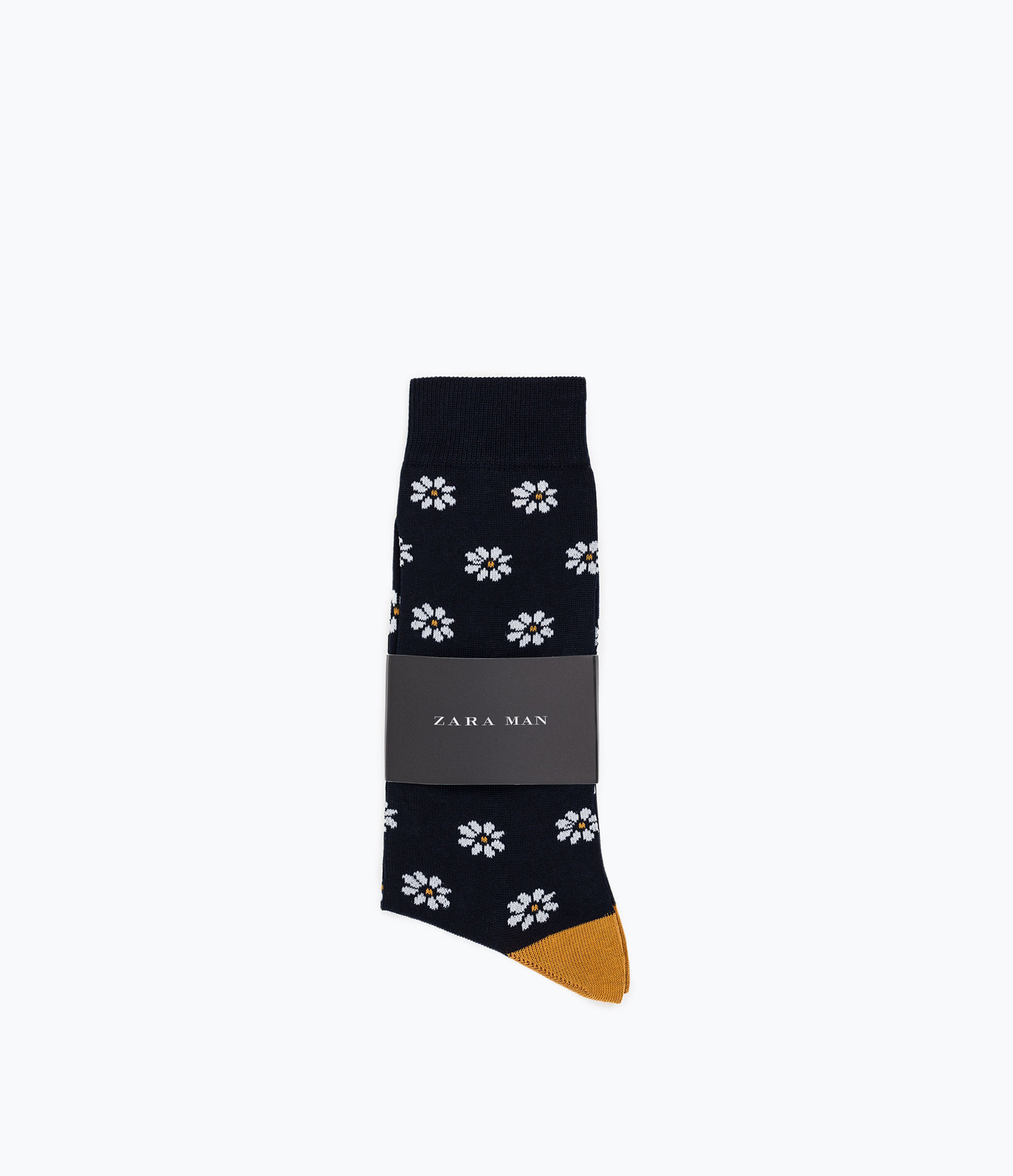 Zara Floral Patterned Socks in Blue for Men (Navy blue) Lyst