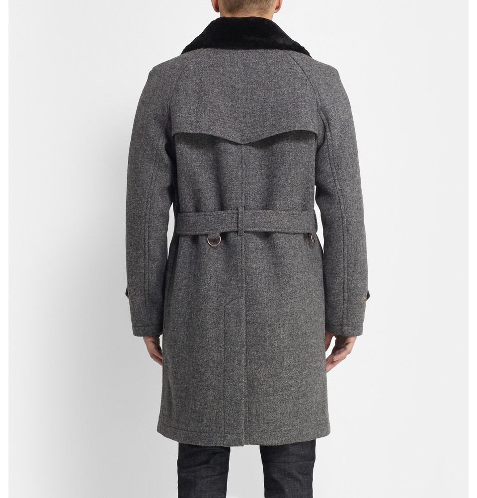 private white trench coat