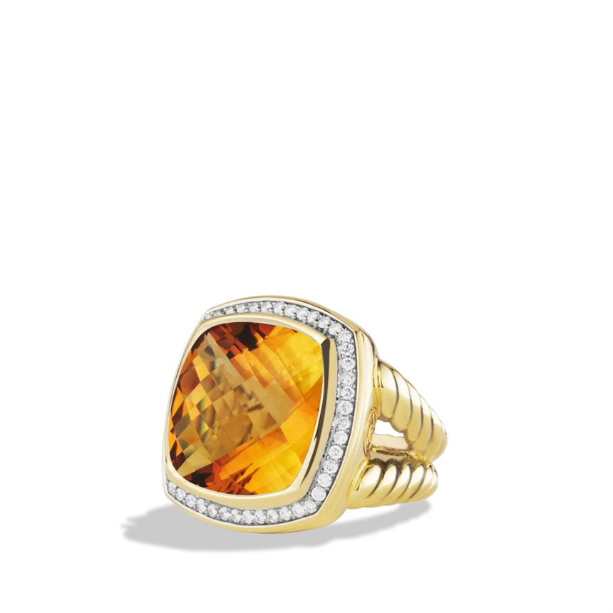 David Yurman Ring Citrine Gold David Yurman Ring Citrine Gold