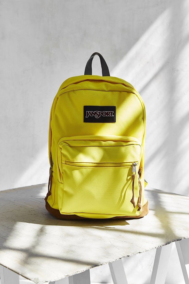 Jansport Right Pack Backpack in Yellow | Lyst