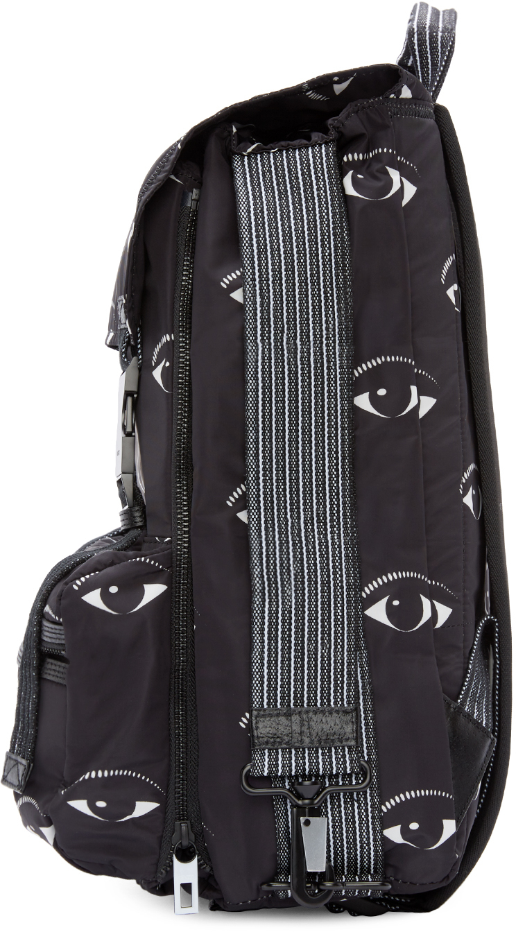 kenzo eye print backpack