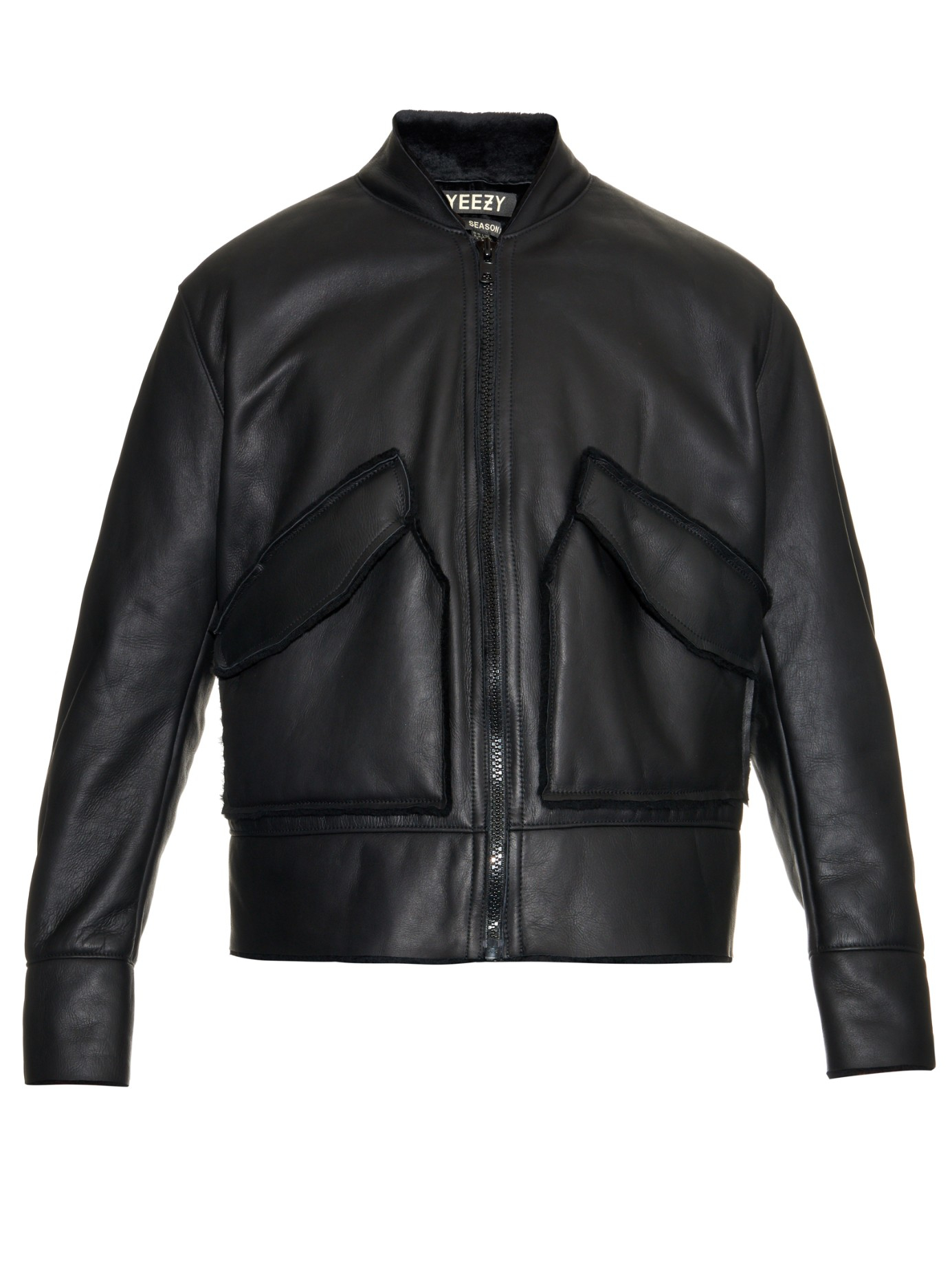 Yeezy Shearling Bomber Jacket In Black For Men Lyst | atelier-yuwa.ciao.jp