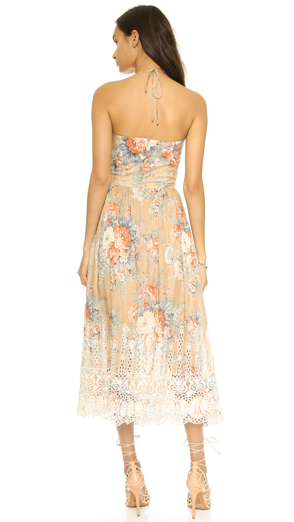 Zimmermann Anais Antique Floral Tie 