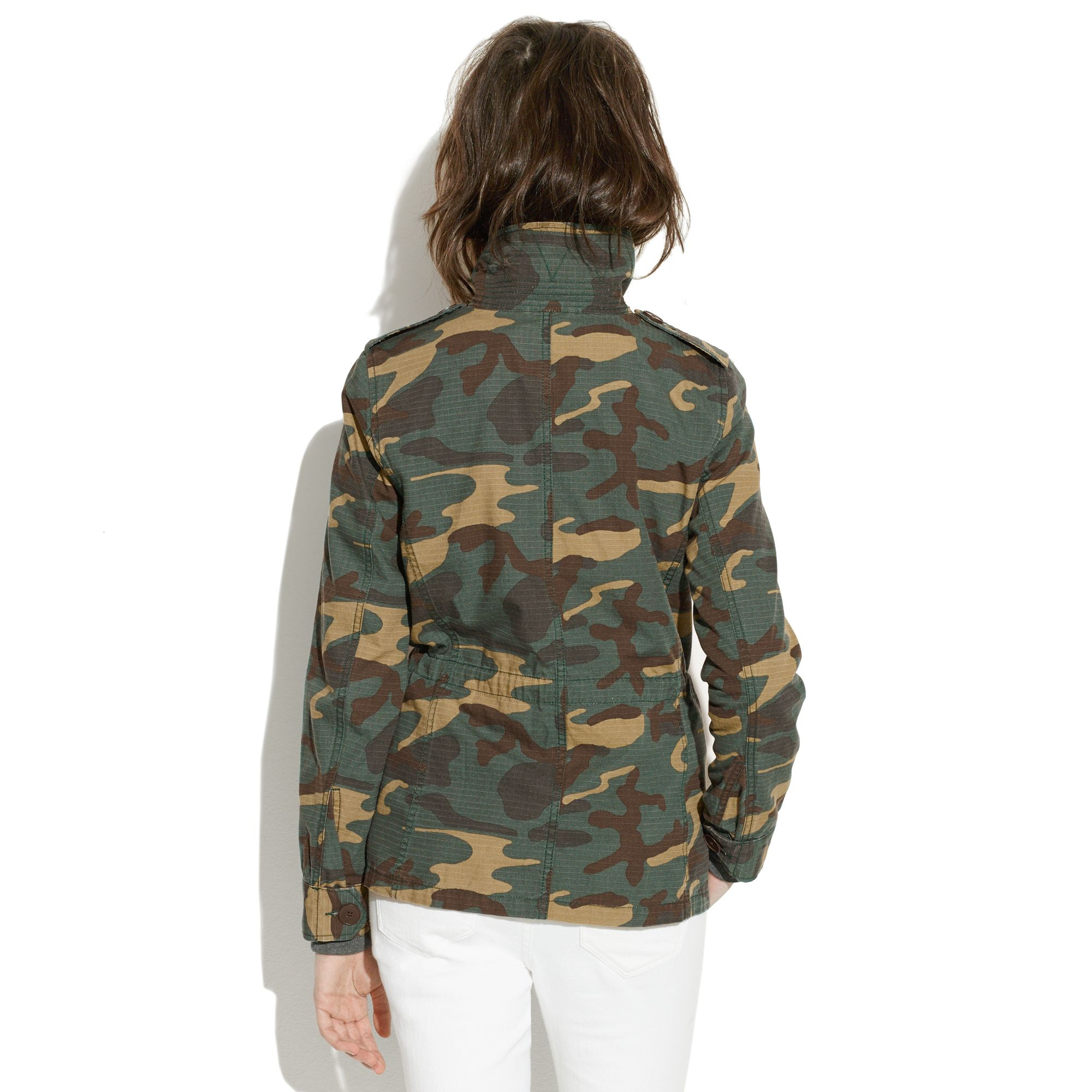 madewell camo jacket
