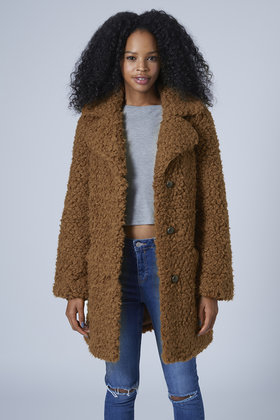 teddy bear jacket topshop