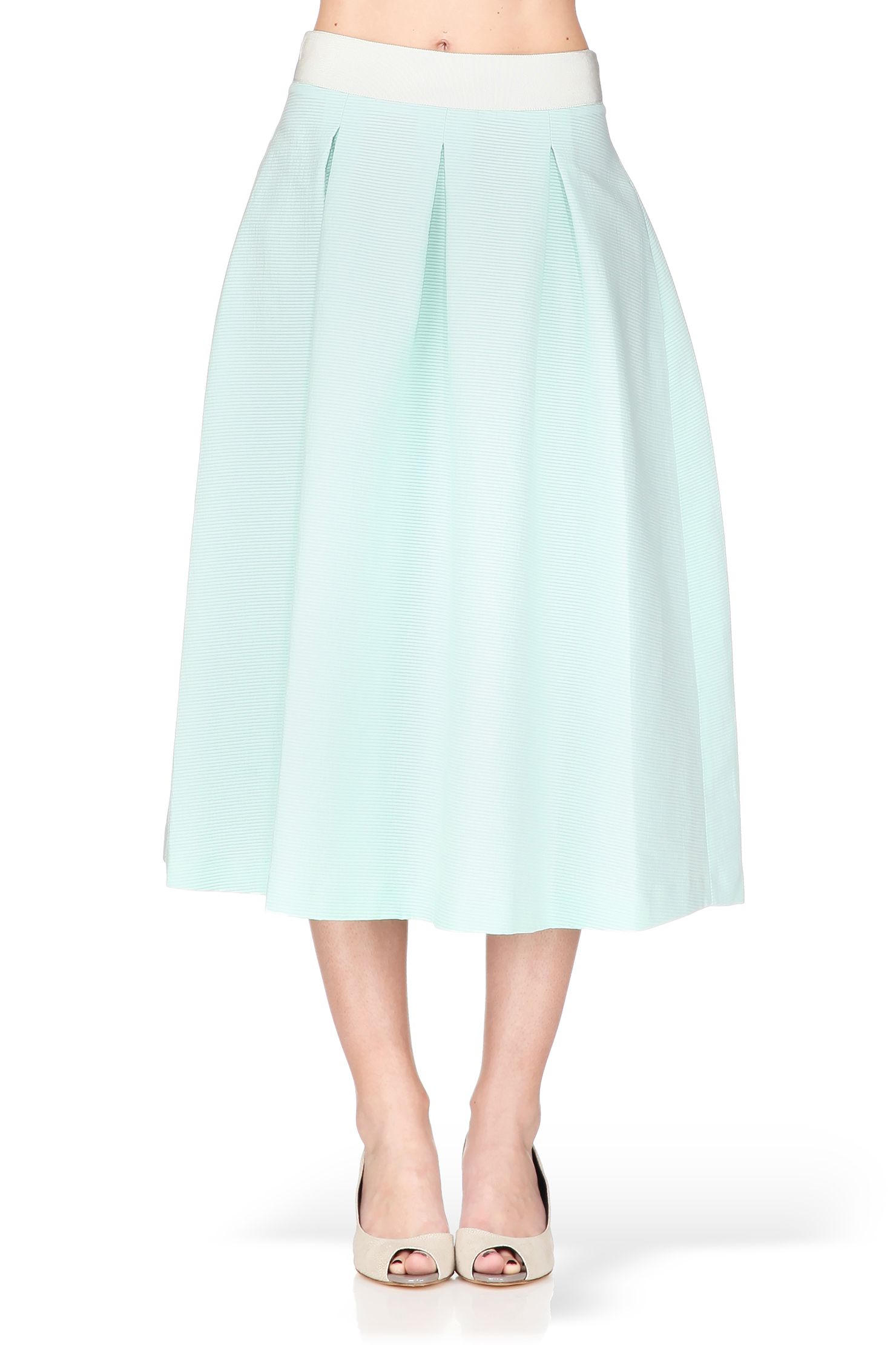 Tara Jarmon Midi Skirt / Maxi Skirt in Green | Lyst