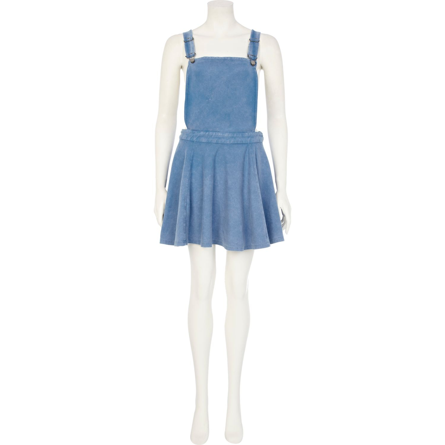 river island denim pinafore