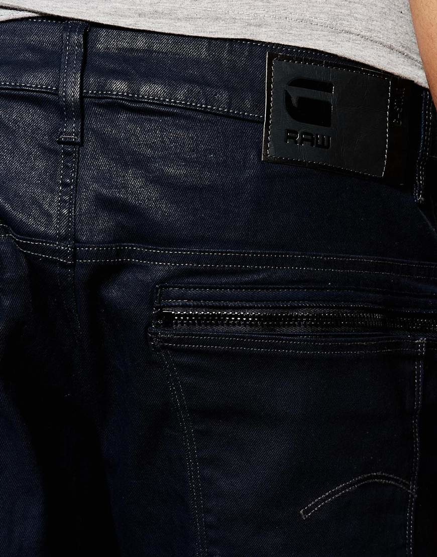 G-Star RAW Jeans Arc 3d Slim Fit Stretch Dark Aged Wash in Black for Men |  Lyst