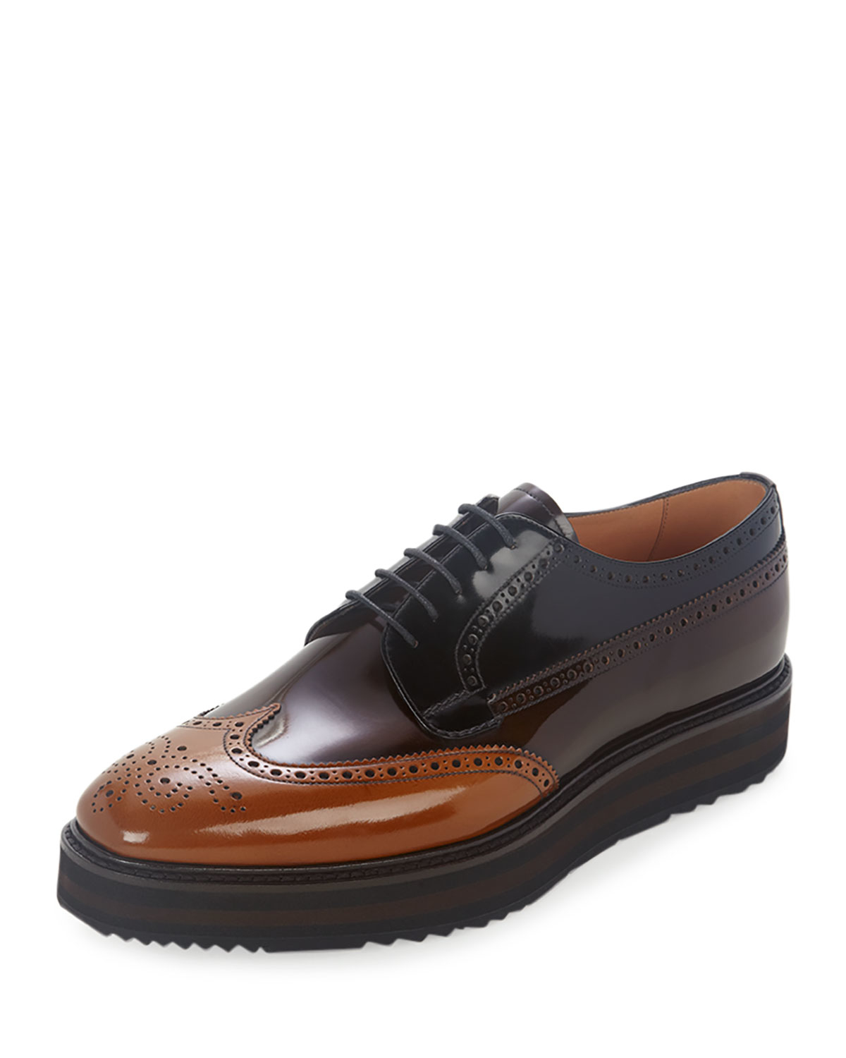 brown prada trainers