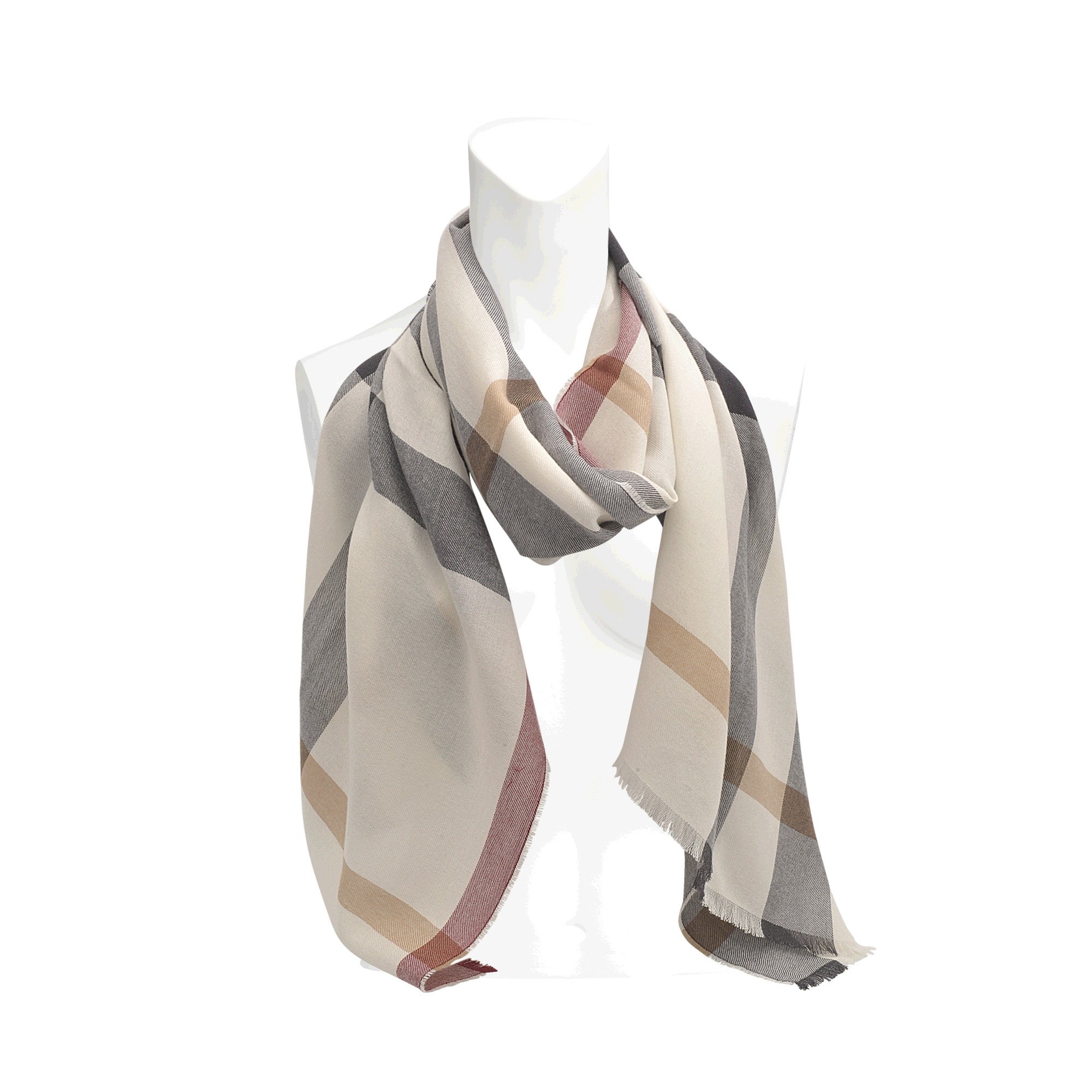 thin burberry scarf