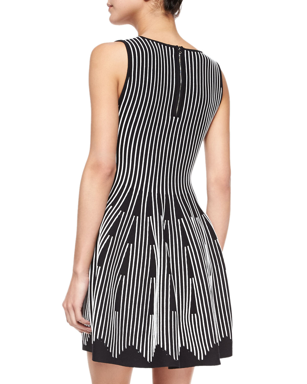 milly black and white dress
