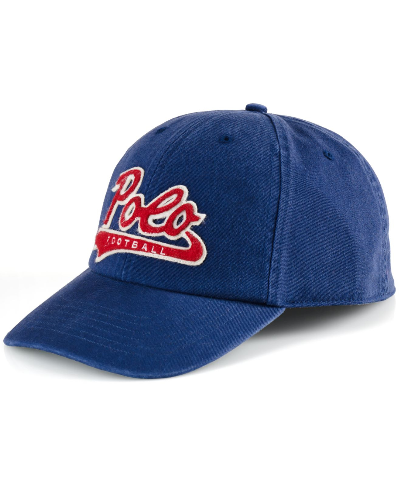 blue polo cap