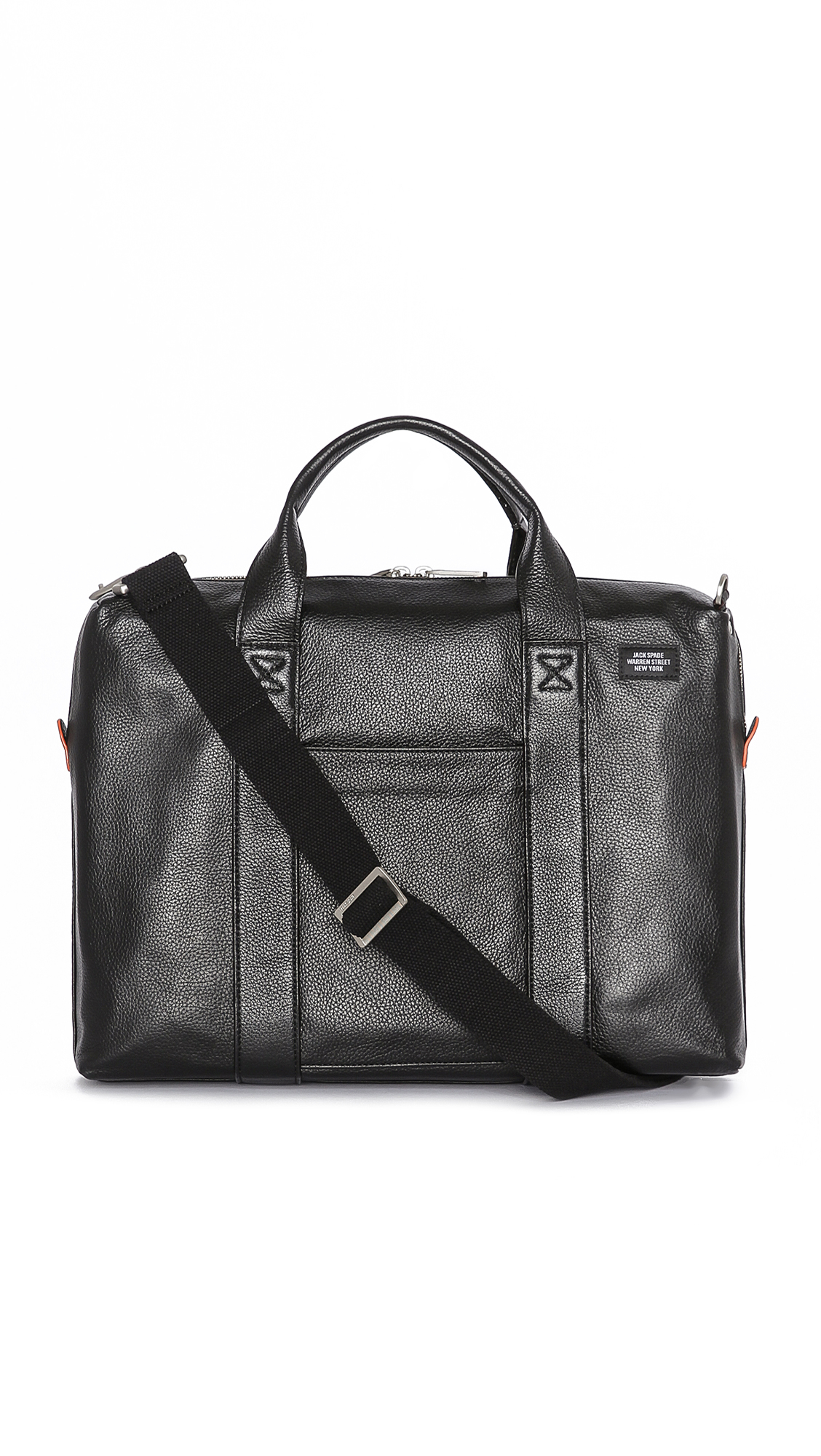 Lyst Jack Spade Mason Leather Davis Briefcase in Black for Men