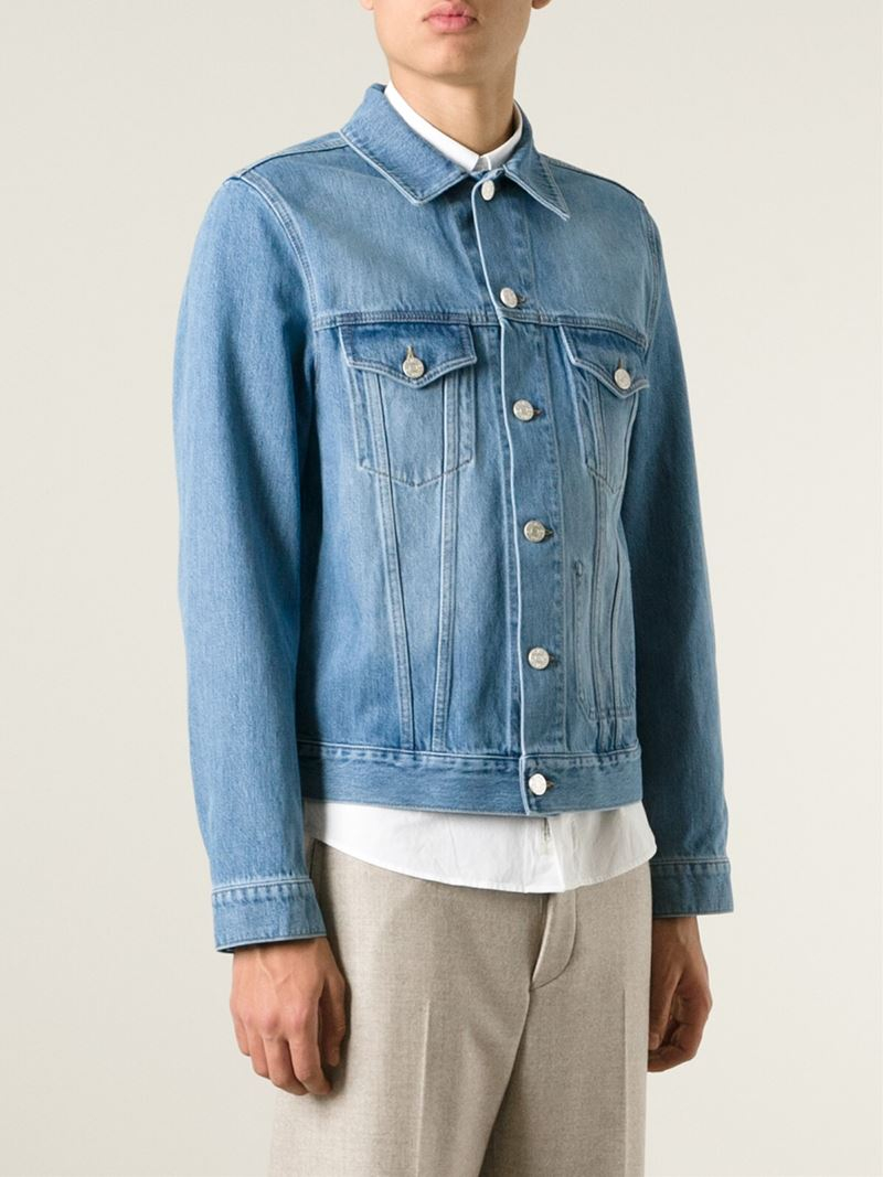 Acne Studios 'jam' Denim Jacket in Blue for Men - Lyst