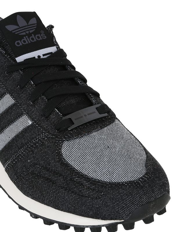 adidas Originals La Trainer Denim Sneakers in Anthracite (Gray) for Men |  Lyst