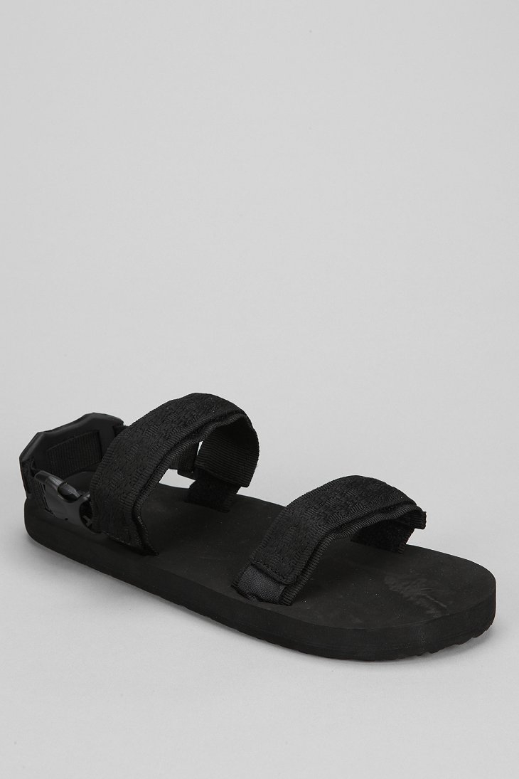 Convertible Sandal in Black for Men |