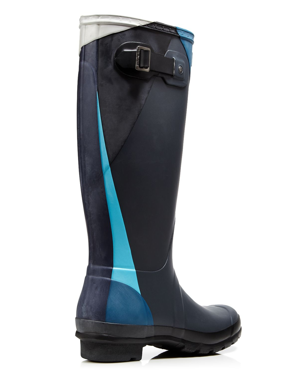 blue hunter rain boots