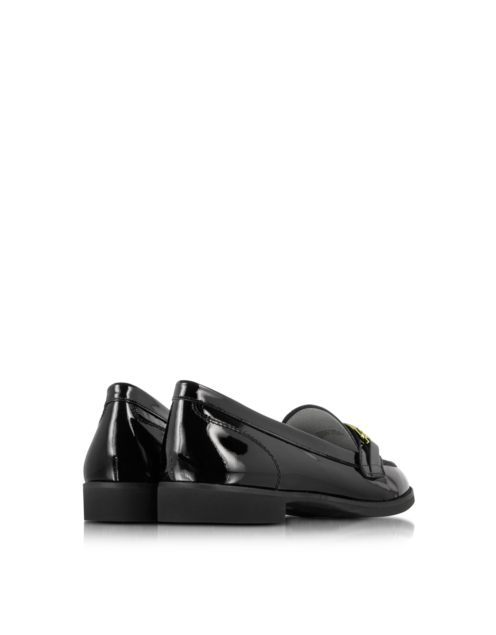 michael kors patent leather loafers