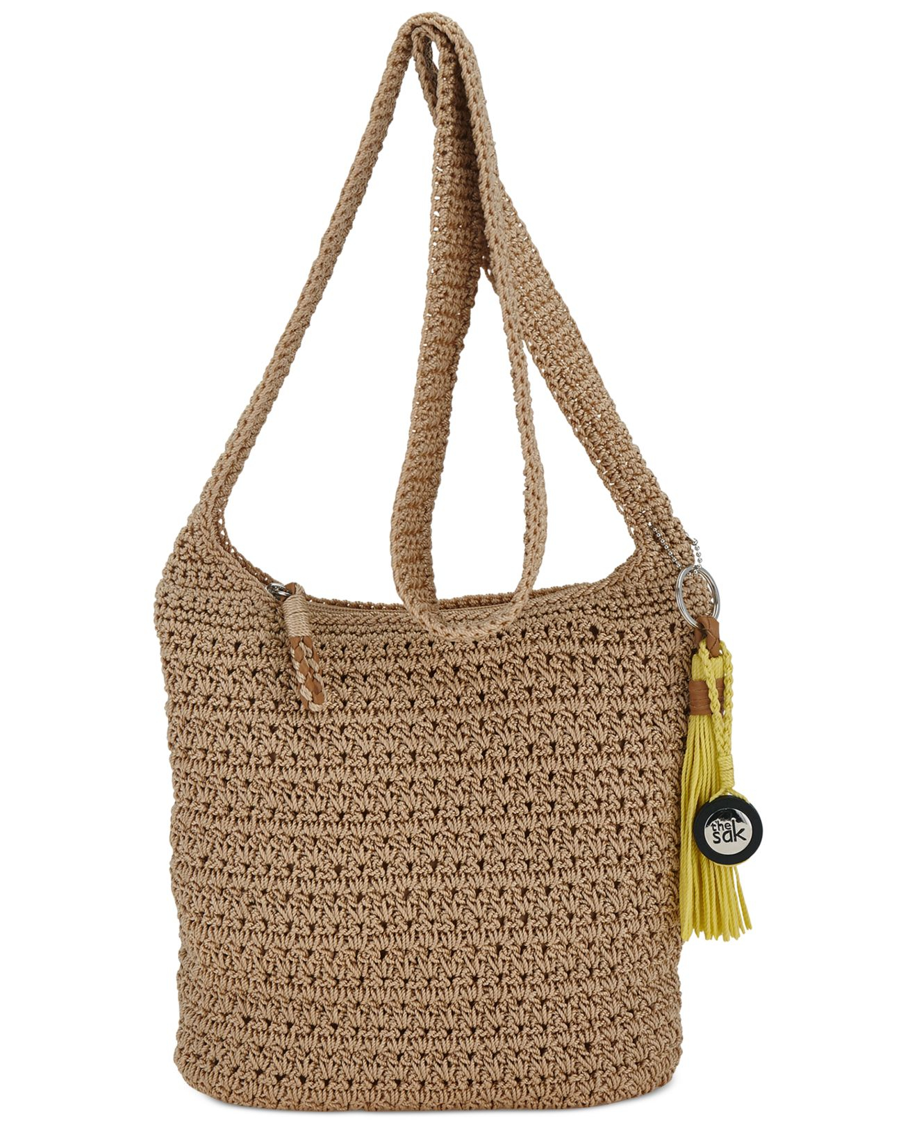 The Sak Casual Classics Crochet Crossbody in Brown | Lyst