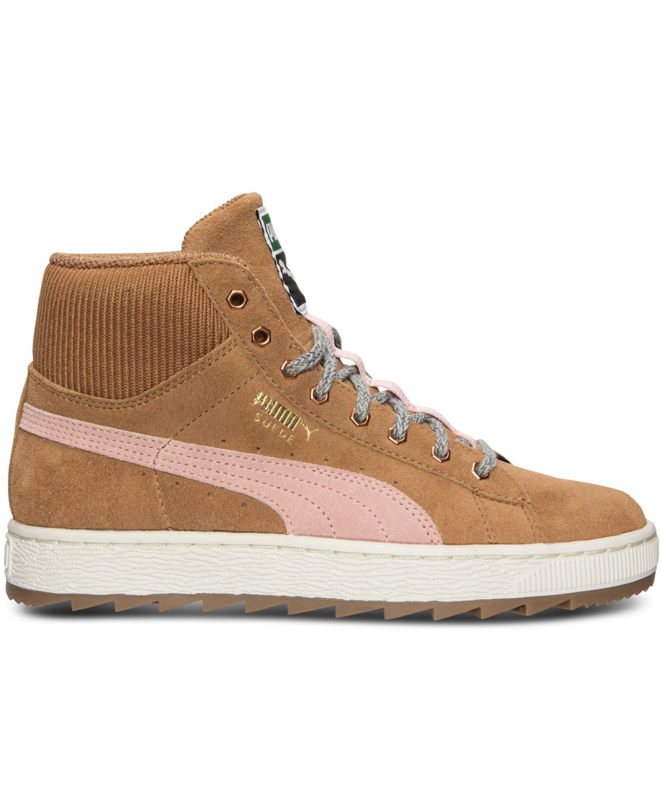PUMA Women's Suede Winterized Rugged Mid Casual Sneakers From Finish