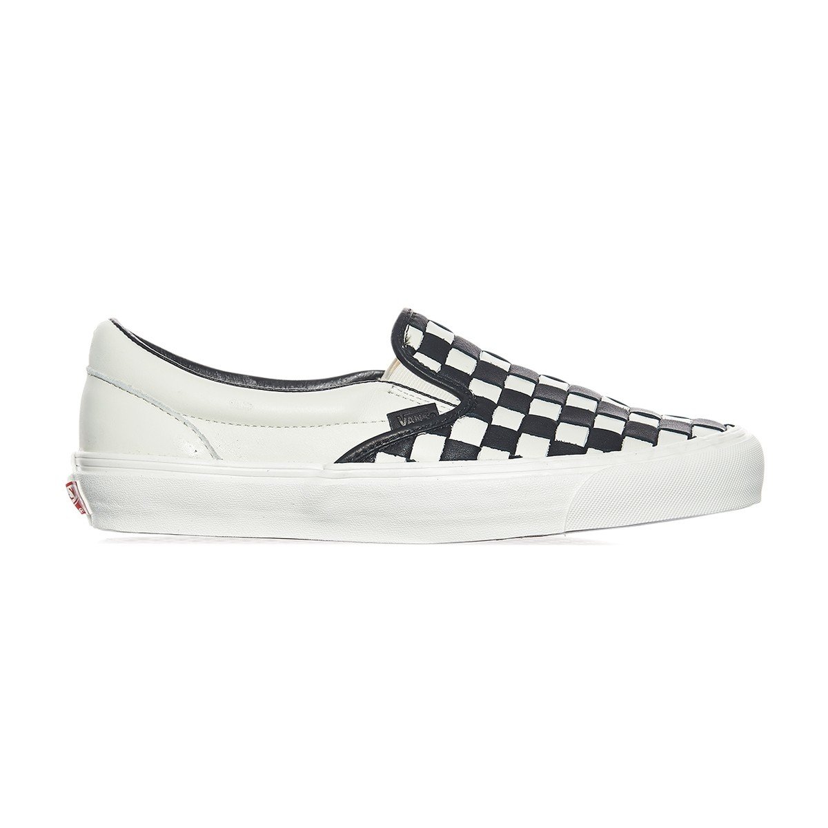 vans vault classic woven slip on lx 50th checkerboard & white vans vault classic woven slip on lx 50th checkerboard & white