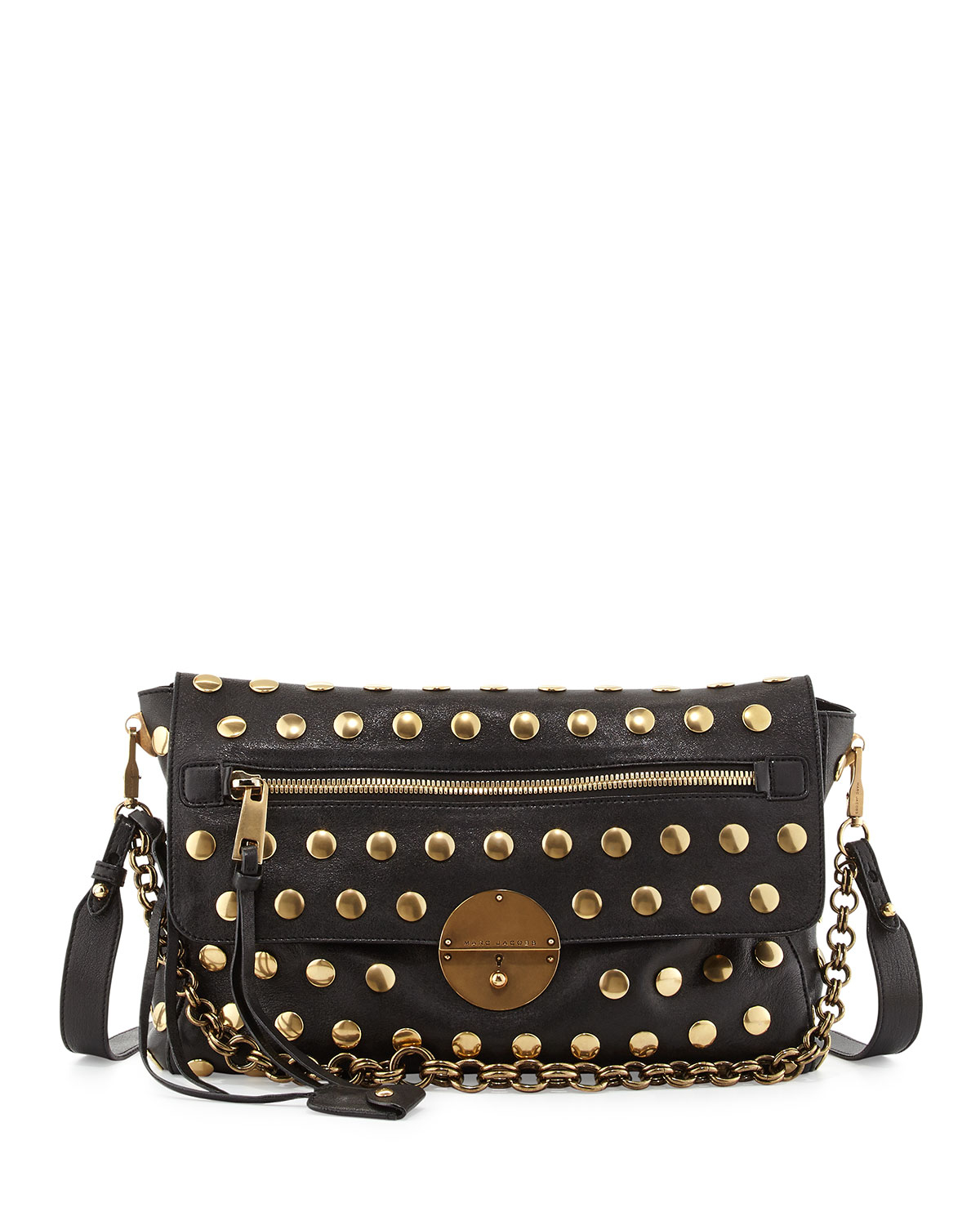 Marc Jacobs Nomad Chain-Strap Hobo Bag in Black | Lyst