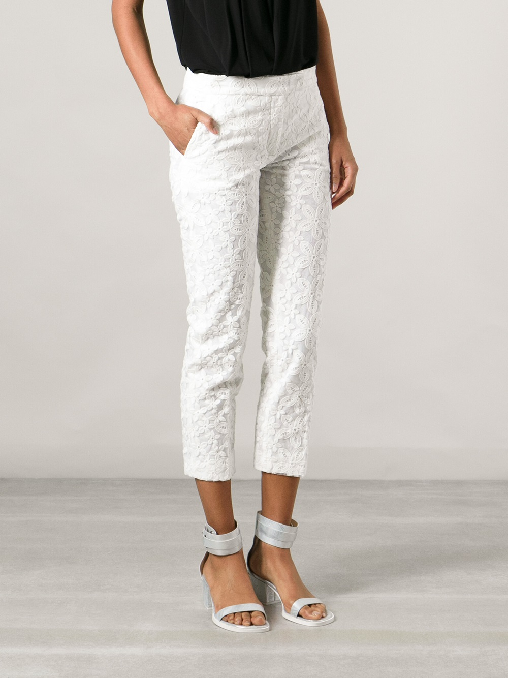 JOSEPH Queen Broderie Anglaise Trousers 